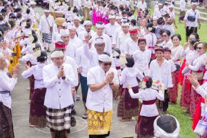 Bupati Badung Hadiri Karya Melaspas Ageng di Pura Luhur Puseh Dasar Desa Adat Senganan Kanginan