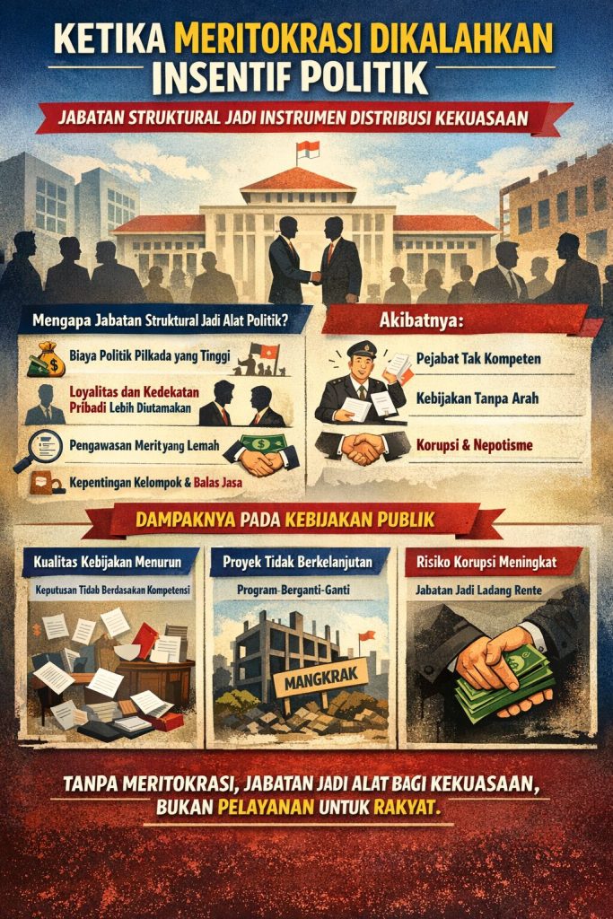 Ketika Meritokrasi Dikalahkan Insentif Politik